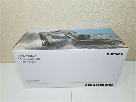 WSI 1:50 Liebherr R9150 Diecast Excavator alloy model white excavator – Classic Models Wholesale ...