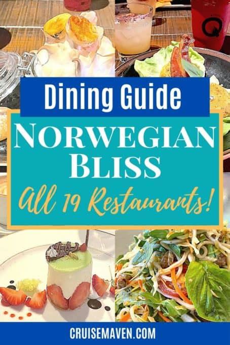 Norwegian Bliss Dining Guide for All Restaurants – Cruise Maven