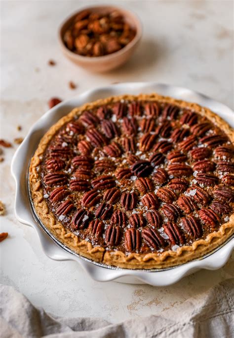 Salted Caramel Pecan Pie - Yes to Yolks