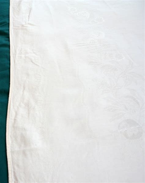 White Damask Tablecloth Rectangle Wedding Reception Table Mid - Etsy