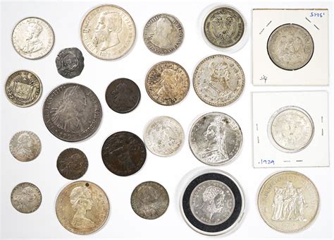 Sold Price: Group of Vintage and Antique Foreign Coins (22) - February ...