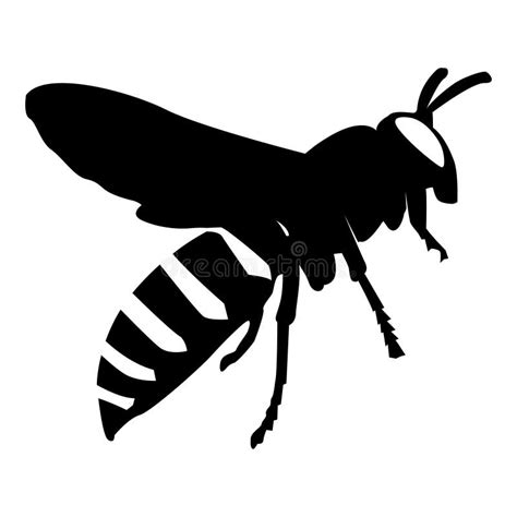 Vector wasp logo stock illustration. Illustration of hymenoptera ...