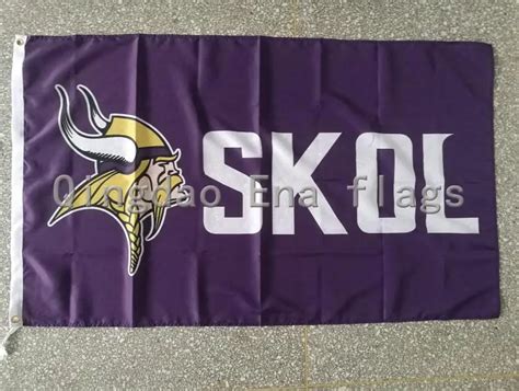 3x5 Polyester Minnesota Vikings SKOL Advertising Flag For Promotion -in ...