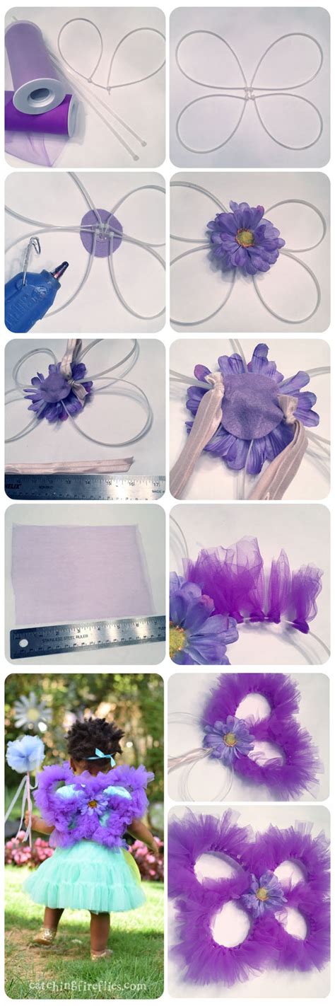 Easy DIY Tulle Fairy Wings | creative gift ideas & news at catching fireflies