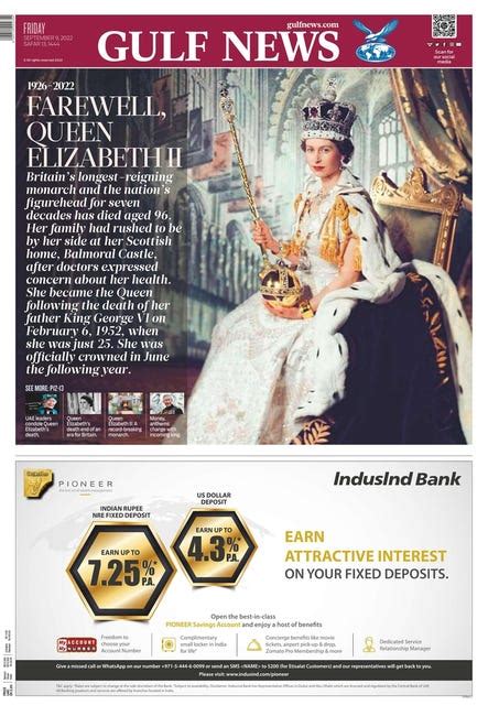 Front pages show the impact of Queen Elizabeth II