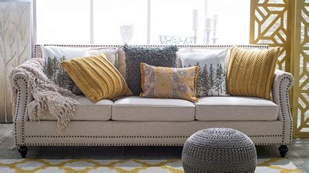 HOME DZINE Home Decor | How to Dress a Sofa
