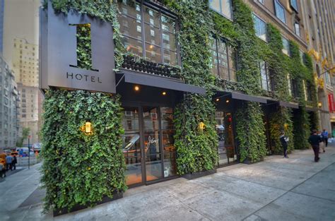 The NYC Green Wall Framing the Doors and Windows of 1 Hotel - Sponzilli Landscape Group