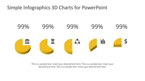 Simple Infographics 3D Charts for PowerPoint - SlideModel