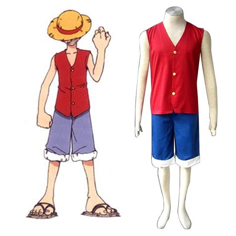 One Piece Monkey D. Luffy 1ST Red Cosplay Costumes | One piece cosplay, One piece, Cosplay costumes