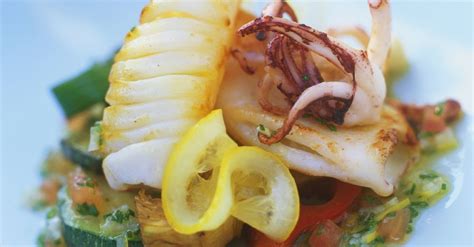 Squid with Mediterranean Vegetables recipe | Eat Smarter USA