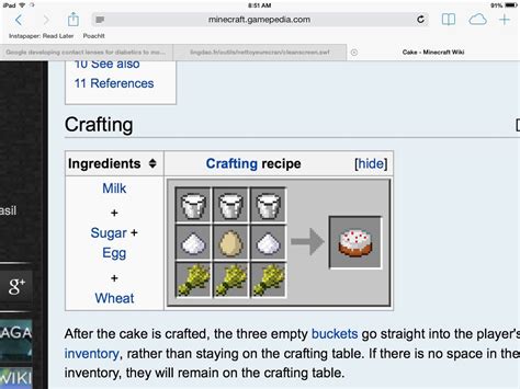 Minecraft cake ingredients, have kids do minute to win it games with ...