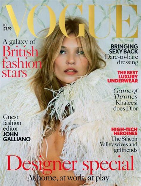 Kate Moss covers British Vogue, again! | Magazines / GM | Pinterest