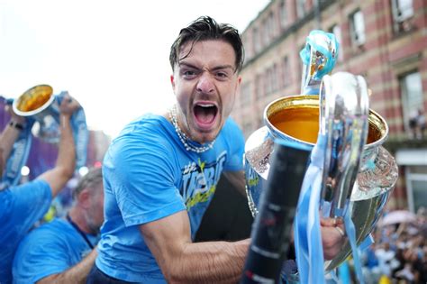 Jack Grealish looks wildly hungover after Man City celebration