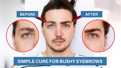 Cure for Mens Bushy Eyebrows - Men's Grooming Tips - YouTube