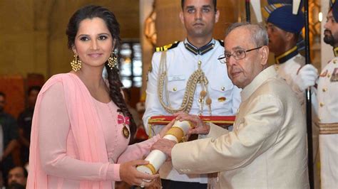 Tennis Star Sania Mirza Awarded the Padma Bhushan