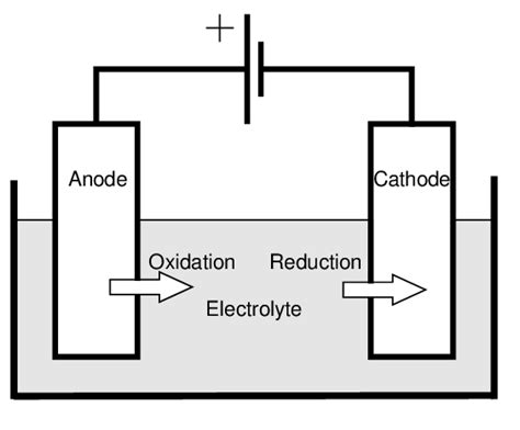 draw the diagram of electrolytic cell and explain - bssbibbt