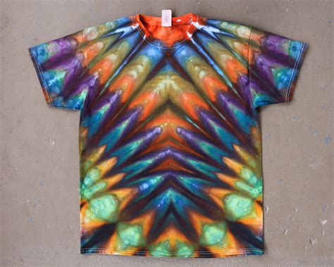 Tie Dye Shirt | Large, Psychedelic Clothing, Trippy Shirt, 60s hippie, Festival Fashion ...