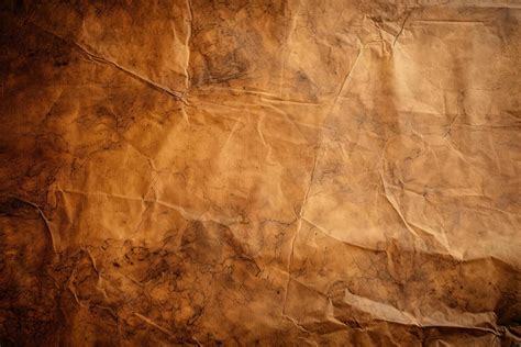 Old crumpled paper background. Brown crumpled paper texture. Abstract ...