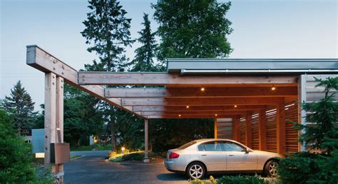 Slatted Wood Carport - Christopher Simmonds Architect | Building a ...