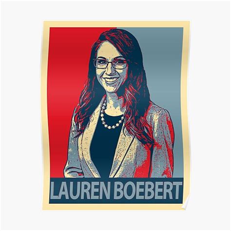 "Lauren Boebert design" Poster by Wuando | Redbubble