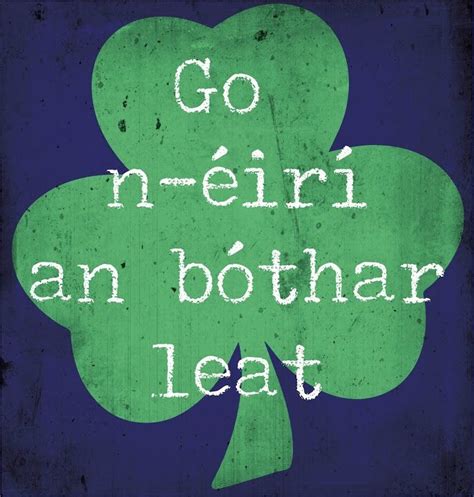 a green clover with the words go merri in both leaf