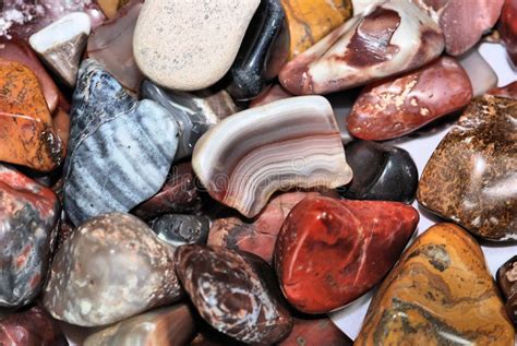 Polished rocks stock image. Image of macro, colors, mineral - 17767623