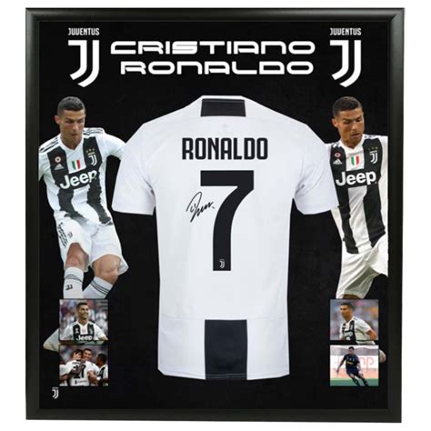 Soccer – Cristiano Ronaldo Signed & Framed Juventus FC Jersey ...