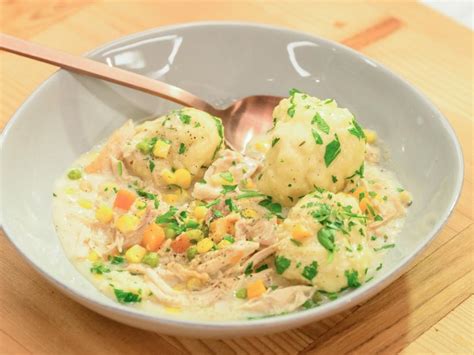 Creamy Chicken and Dumplings Recipe | Katie Lee Biegel | Food Network