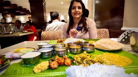 Tasting Bengaluru’s Popular NAGARJUNA ANDHRA VEG Meals After Ages! 100% ...