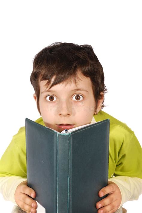 Wonder kid reading book stock photo. Image of pretty, expression - 3769446