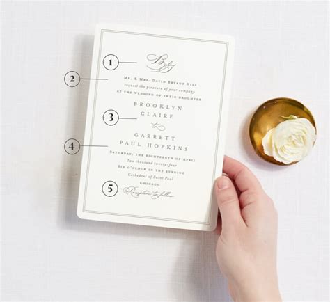 Wedding Invitation Wording Examples & Guidelines | Minted