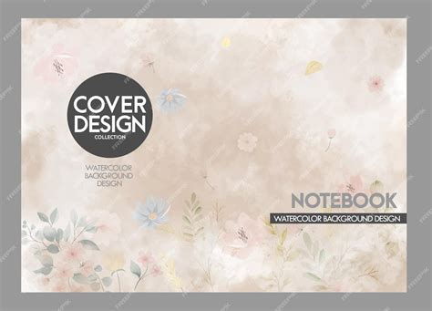 Premium Vector | Watercolor style cover design