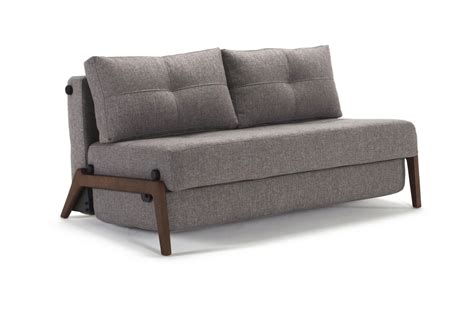 Cubed Deluxe Sofa Bed (Queen Size) Mixed Dance Gray by Innovation