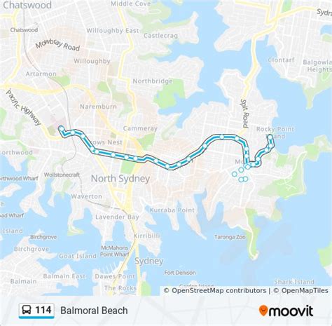 114 Route: Schedules, Stops & Maps - Balmoral Beach (Updated)