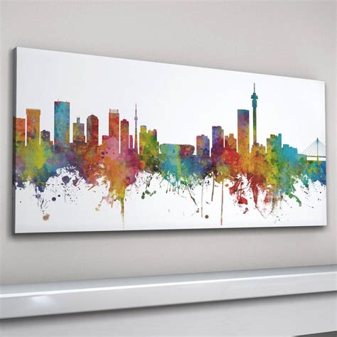 Johannesburg Skyline Cityscape Art Print By artPause | Cityscape art, Posters art prints, Art prints