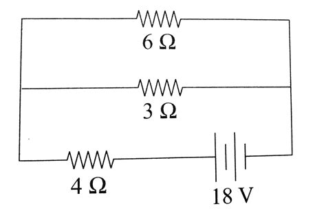 The total power dissipated in watts in the circuit shown here is