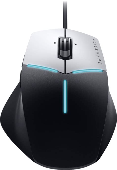 Best Buy: Alienware AW558 Advanced Wired Optical Gaming Mouse with RGB Lighting Black/silver AW558