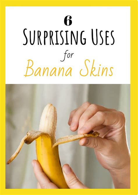 Surprising Uses for Banana Skins! | Banana skin, Banana peel uses, Banana