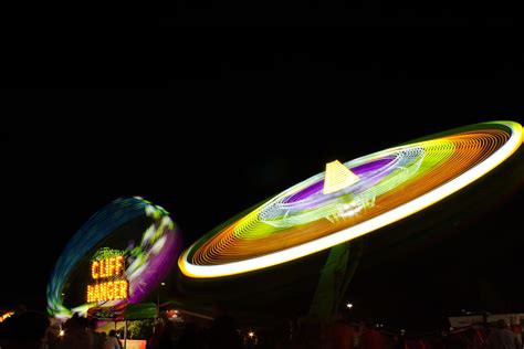 Carnival rides at night | The Photography Forum