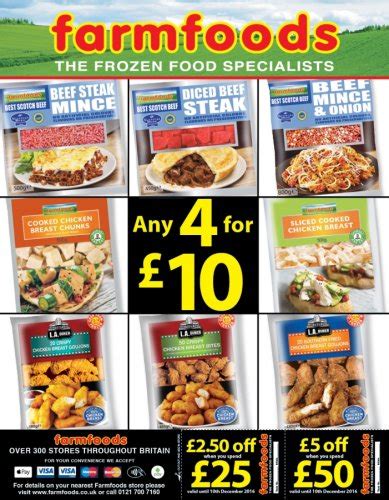 FarmFoods offers 4 for £10 - hotukdeals