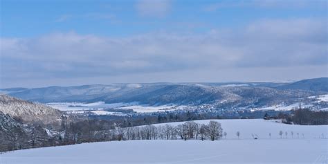 View over Saale Valley | near Rudolstadt, Thuringia, in wint… | Flickr