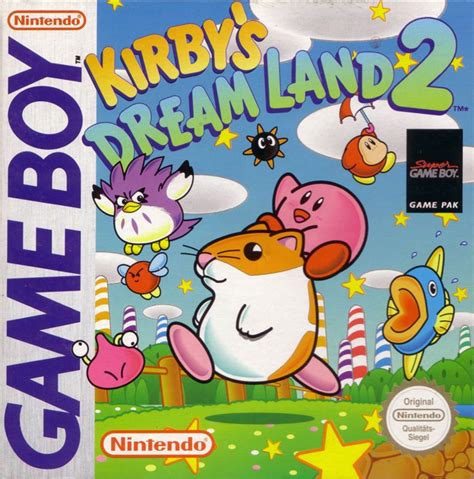 Kirby's Dream Land 2 (1995) Game Boy box cover art - MobyGames