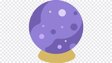 Crystal ball Emoji Sticker Emoticon Future, Emoji, purple, violet png ...