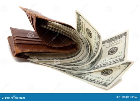 Wallet full of money stock image. Image of background - 11552405