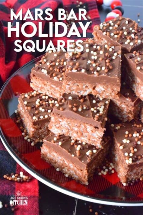 Mars Bar Holiday Squares - Lord Byron's Kitchen