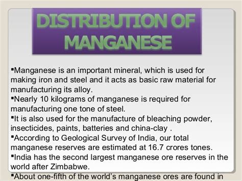 MANGANESE