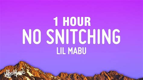 [1 HOUR] Lil Mabu & DUSTY LOCANE - NO SNITCHING (Lyrics) - YouTube