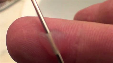 Pop a Blister with a Needle - YouTube