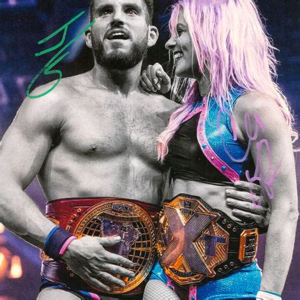 Johnny Gargano & Candice LeRae dual signed 8x10 Photo – Signed By ...