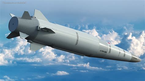 Kinzhal Kh-47M2 Nuclear Capable Hypersonic Missile 3D Model $79 - .3ds .blend .c4d .fbx .max .ma ...